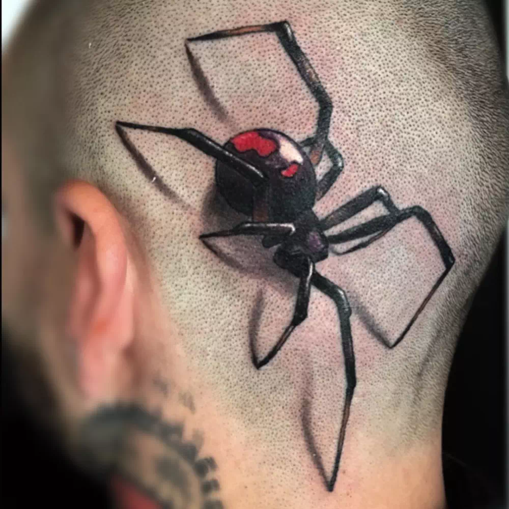 3D Spider Tattoo Design - Vector Design US, Inc.
