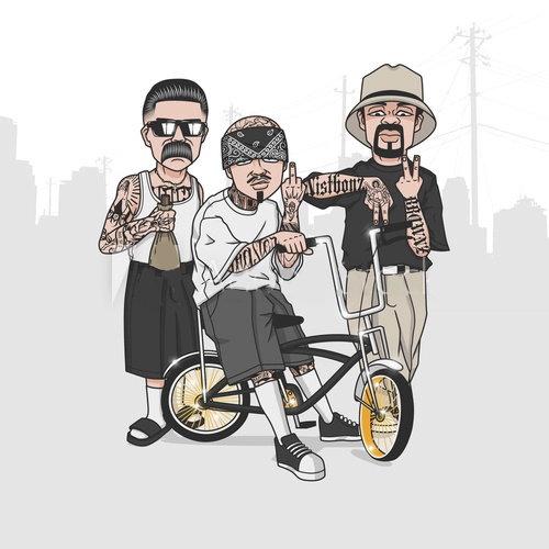 Backbencher Homies in Their Middle Age - Vector Design US, Inc.