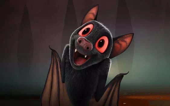 Dracula Bat Cartoon - Vector Design US, Inc.