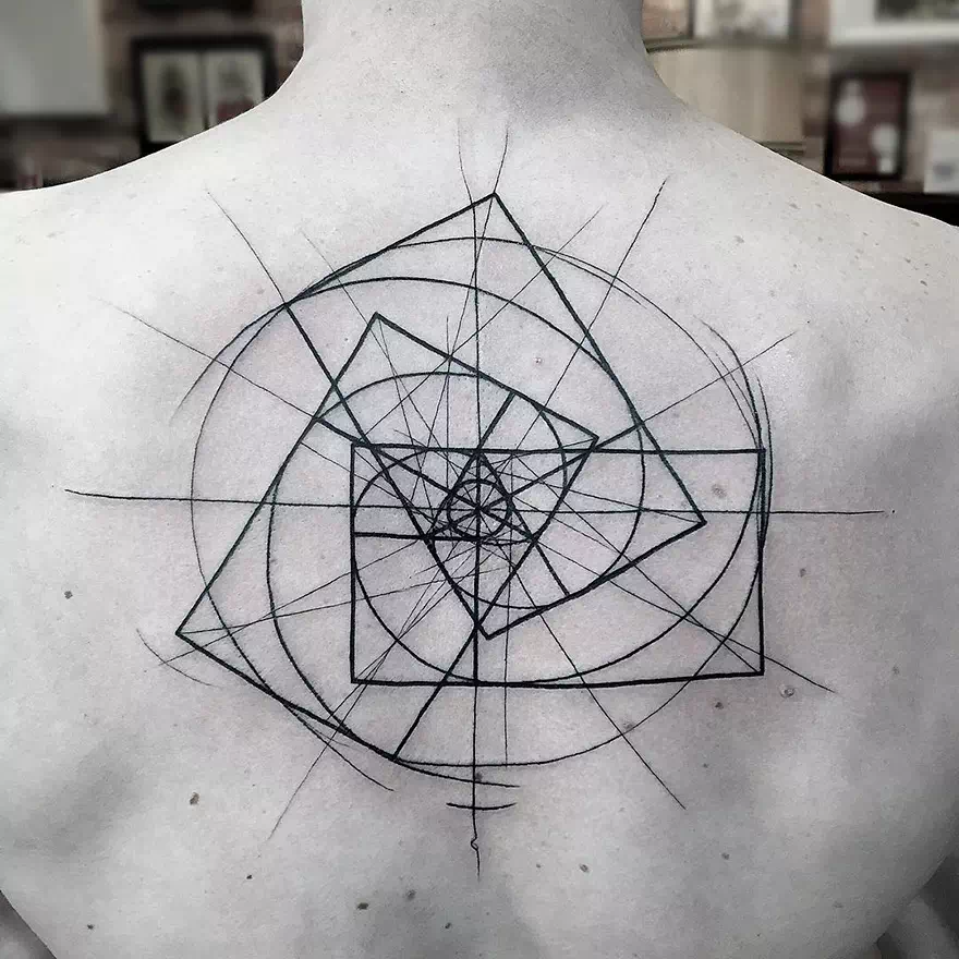 Geometric Style of a Huntsman Spider - Vector Design US, Inc.