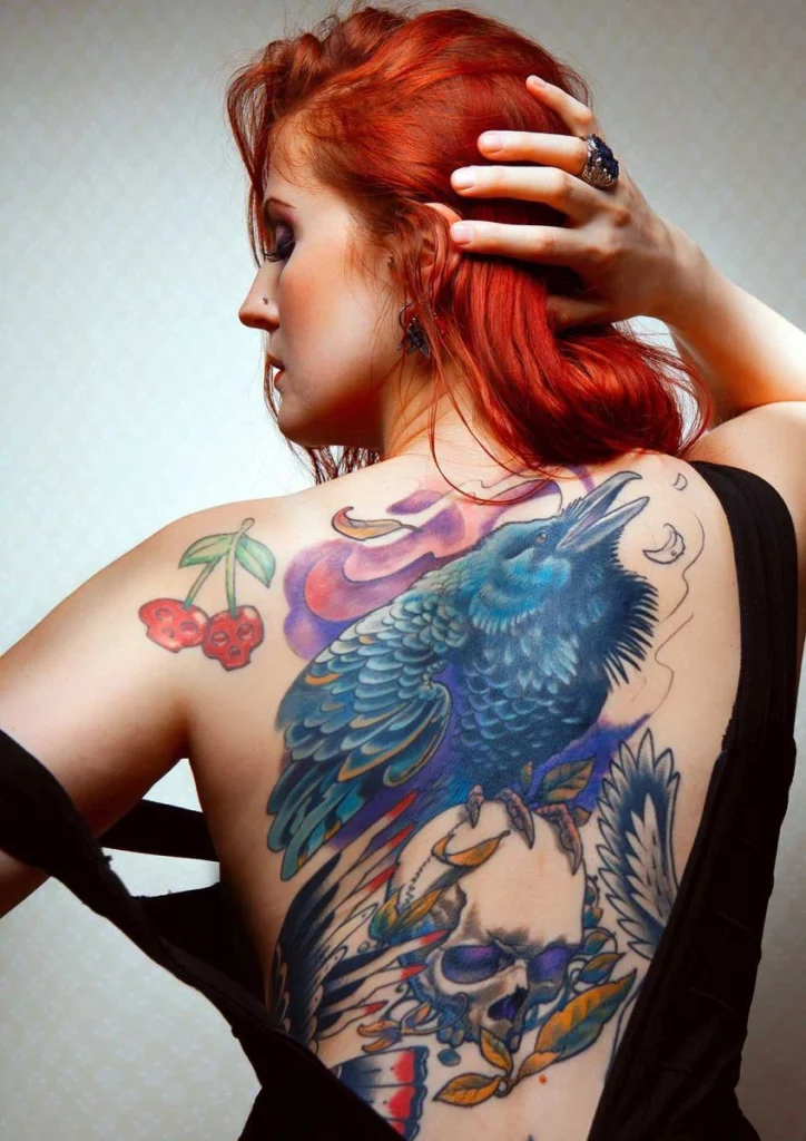 Japanese Style of A Raven - Vector Design US, Inc.