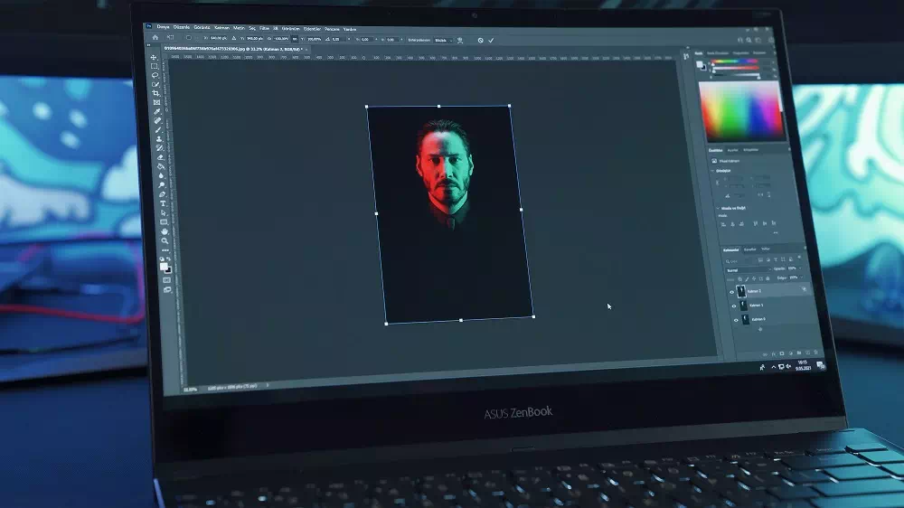 Resize and crop the image