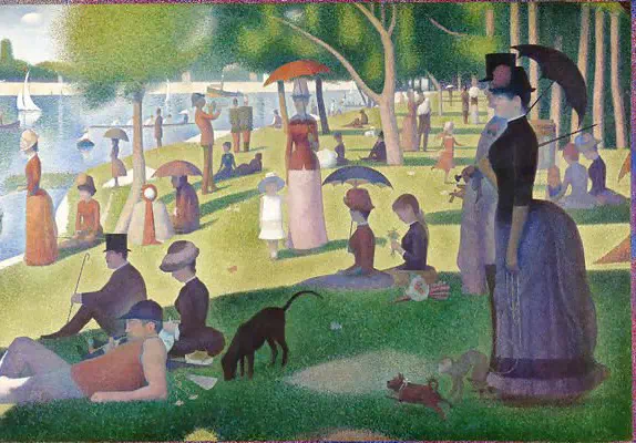 A Sunday Afternoon on the Island of La Grande Jatte by Georges Seurat