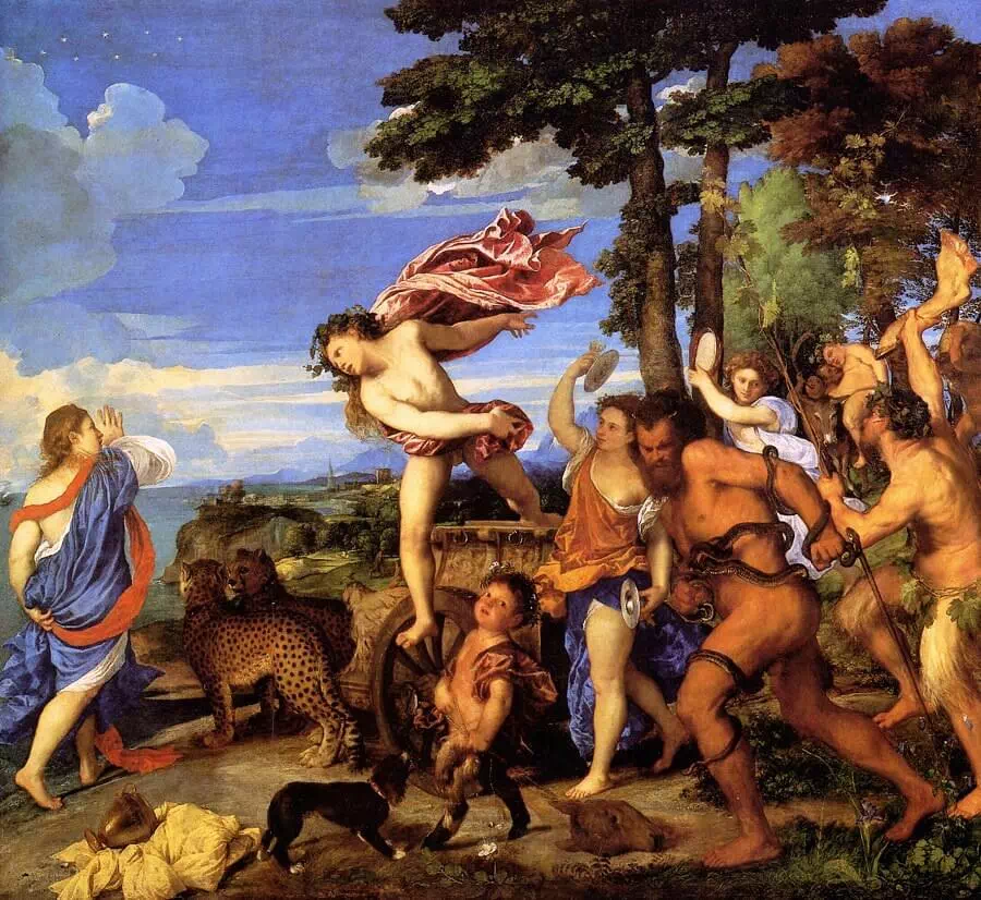 Bacchus and Ariadne by Titian