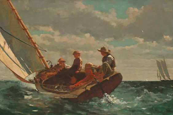 Breezing Up by Winslow Homer