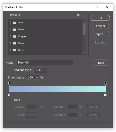 Change the color of the Gradient bar