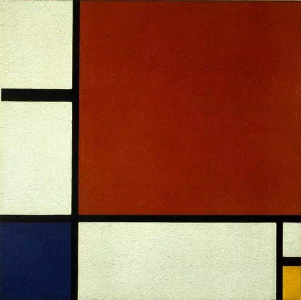 Composition with Red Blue and Yellow by Piet Mondrian