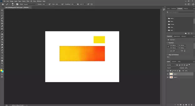 Drag the brush tool on the color to be blended. Keep smoothly and achieve a great color blend output.
