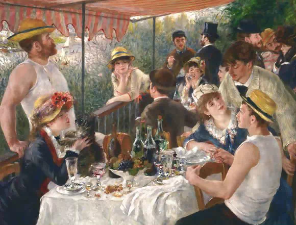 Luncheon of the Boating Party by Pierre-Auguste Renoir