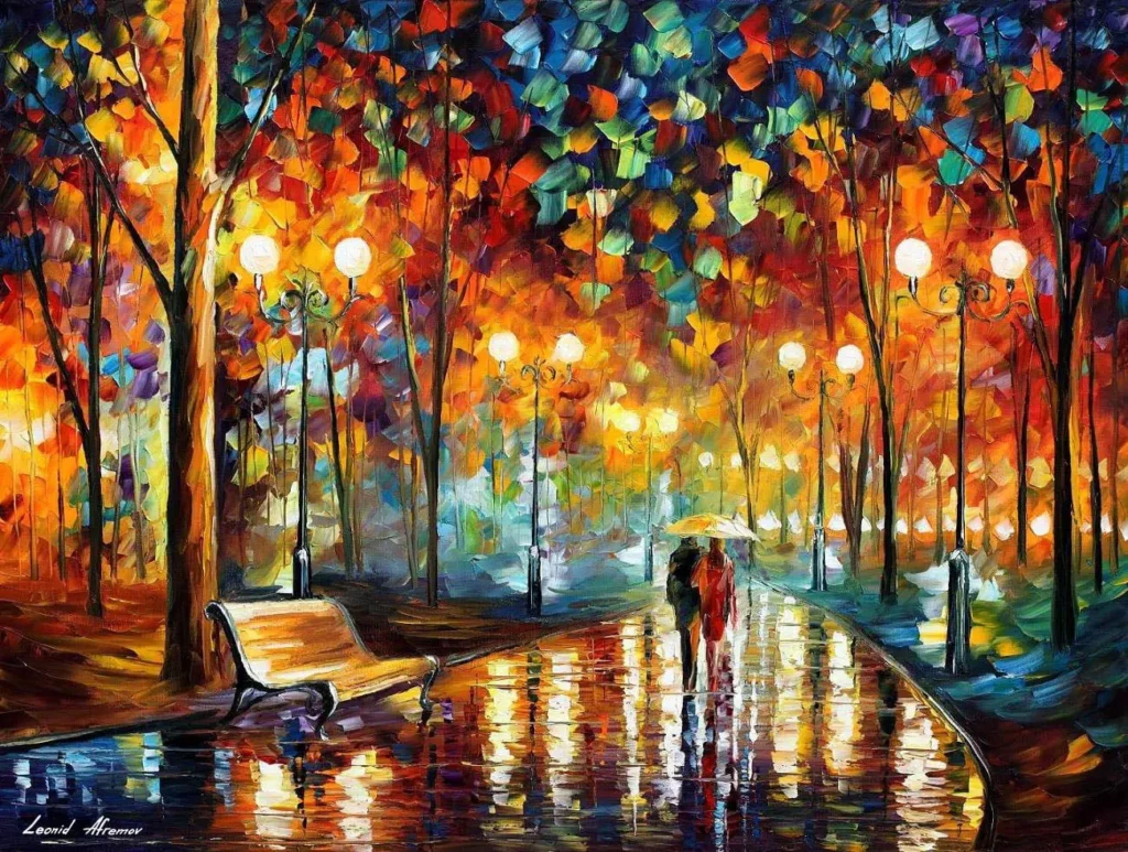 Rain’s Rustle by Leonid Afremov