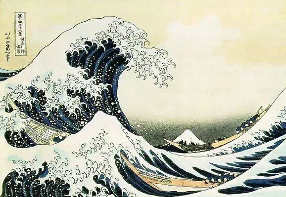 The Great Wave of Kanagawa by Hokusai