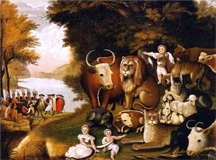 The Peaceable Kingdom by Edward Hicks