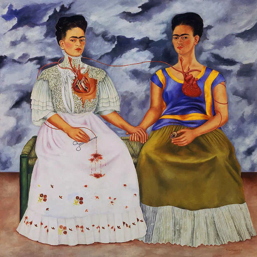 The Two Fridas by Frida Kahlo