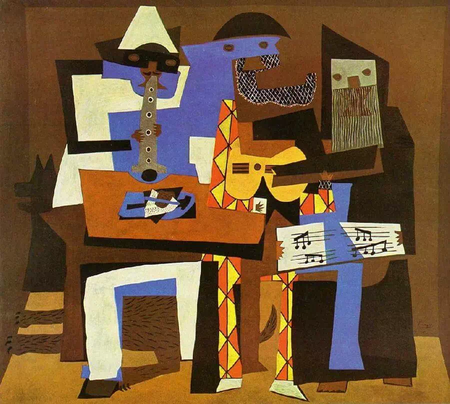 Three Musicians by Pablo Picasso