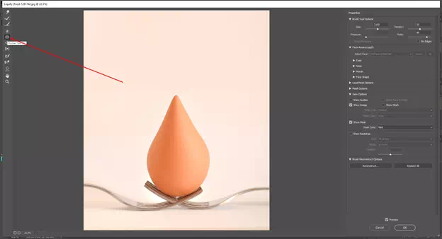 Use Pucker Tool