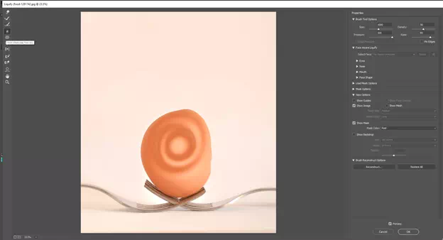 Use Twirl Clockwise Tool