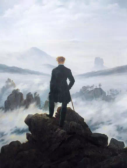 Wanderer above the Sea of Fog by Casper David Friedrich
