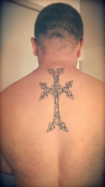 A cross tattoo - Tattoo Design Ideas