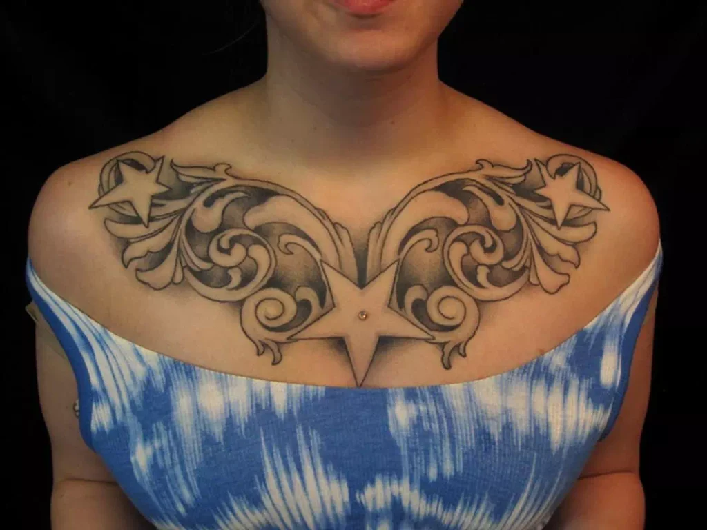 Chest tattoos for women - Tattoo Design Ideas