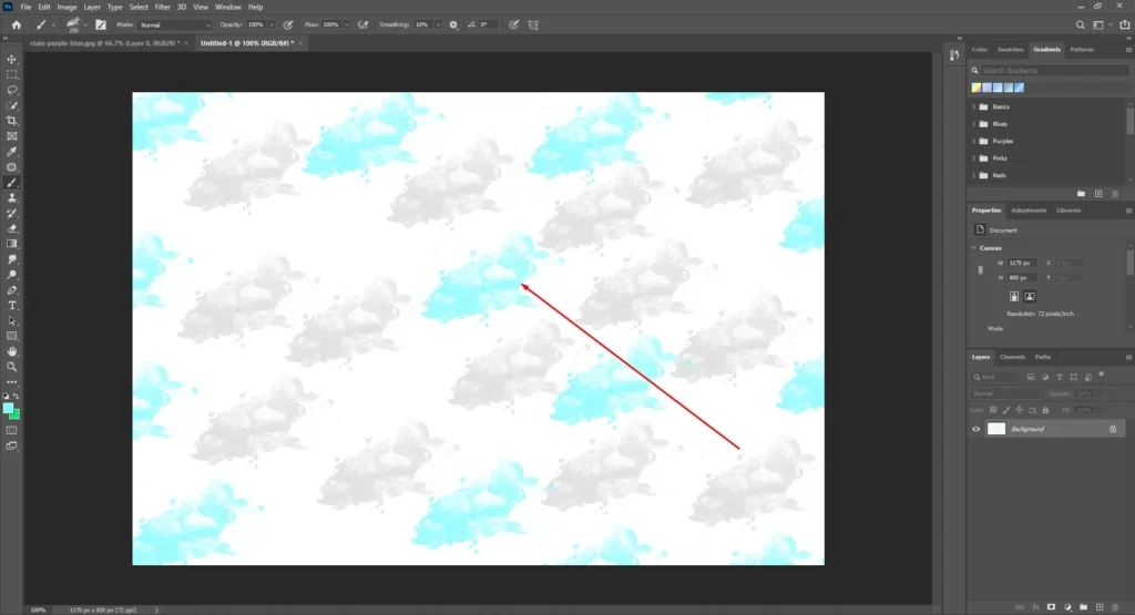 brush output