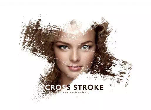 Crossed Paint Stroke Portrait - Vector Design US, Inc.