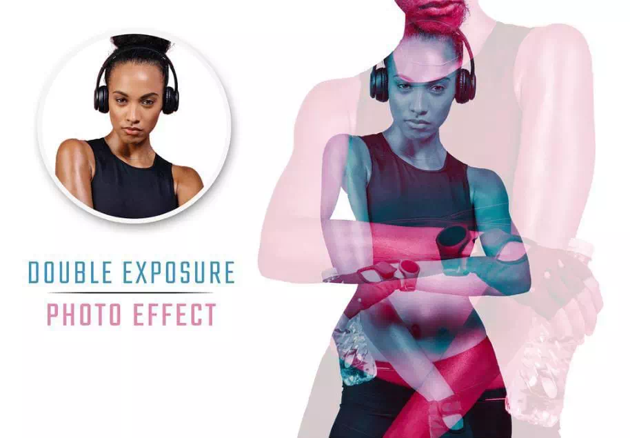 doubleColor Exposure Photo Effect