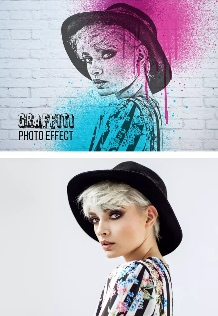 Graffiti Style Photo Effect - Vector Design US, Inc.