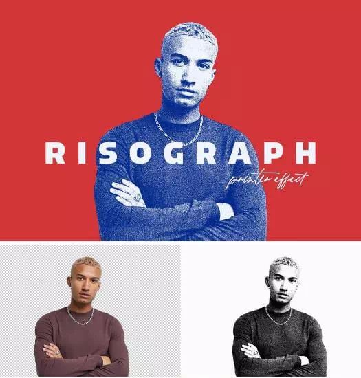 Risograph Printer Effect - Vector Design US, Inc.
