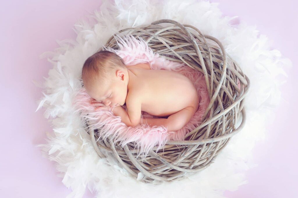 Baby on Cradle - Vector Design US, Inc Baby on Cradle