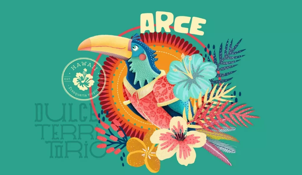 Multiple illustrations in one composition-3