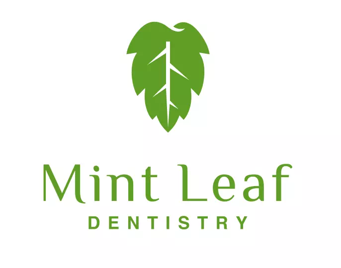 mint leaf dentistry- Vector Design US, Inc.webp Mint Leaf Dentistry-logo design idea