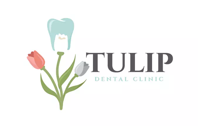 tulip dental clinic - Vector Design US, Inc.webp Tulip Dental Clinic- Dental Logo Design Idea