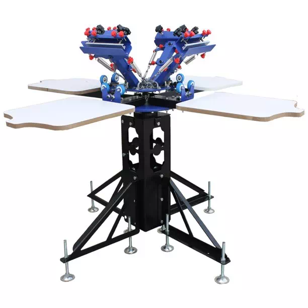 Techtongda 4 Color 4 Station Silk Screen Printing Machine - Vector Design US, Inc