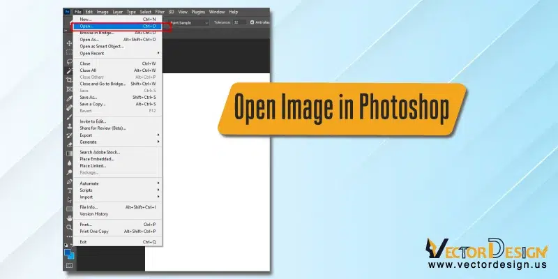 Who-Needs-to-remove-the-background-from-the-photo Step 1: Open Image in Photoshop