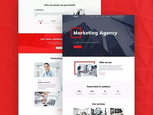 Marketing website template Marketing website template