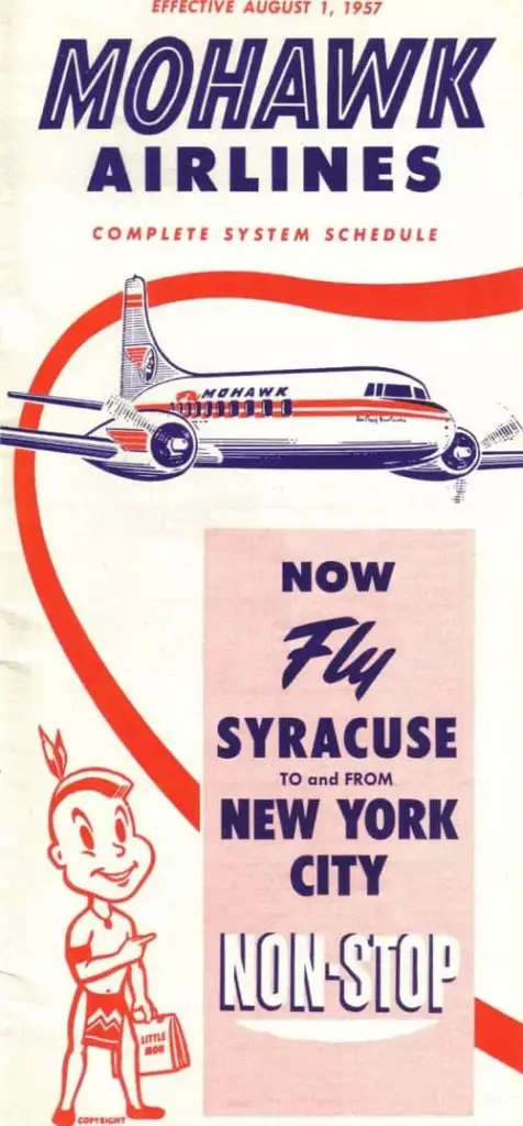 Mohawk Airlines poster ad Mohawk Airlines poster ad