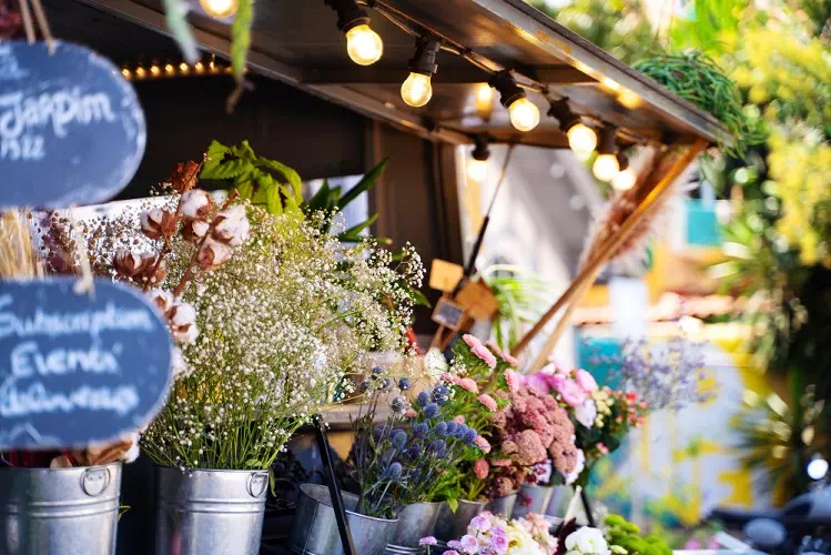 Colorful Flower Market