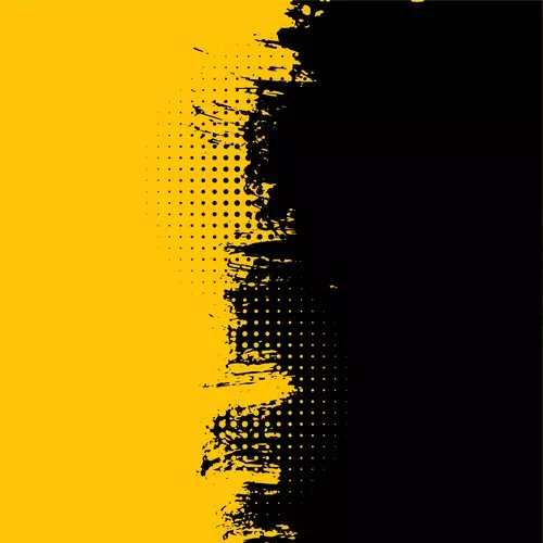 Abstract yellow and black grunge dirty texture background Abstract yellow and black grunge dirty texture background