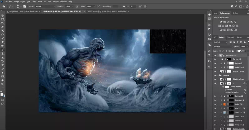 Complex layers and effects Complex layers and effects