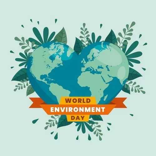 Flat design world environment day wallpaper Flat design world environment day wallpaper