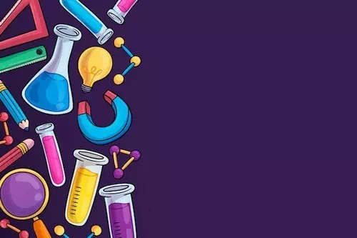 Free vector hand-drawn science education background design Free vector hand-drawn science education background design