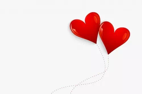 Free vector red balloon hearts isolated on white background Free vector red balloon hearts isolated on white background