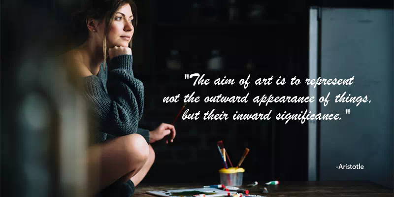 The aim of art is to represent not the outward appearance of things, but their inward significance