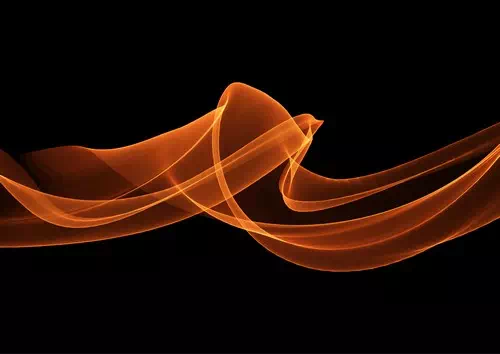 Vector abstract background with flowing orange waves design Vector abstract background with flowing orange waves design