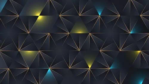 Vector dark background with golden abstract triangle Vector dark background with golden abstract triangle