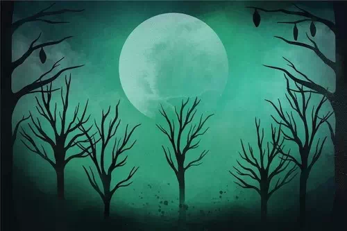 Watercolor halloween background Watercolor halloween background