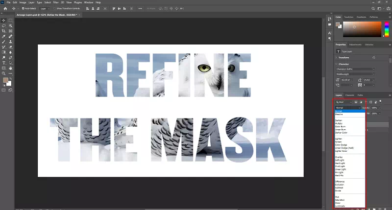 Layer Blending Modes Layer Blending Modes