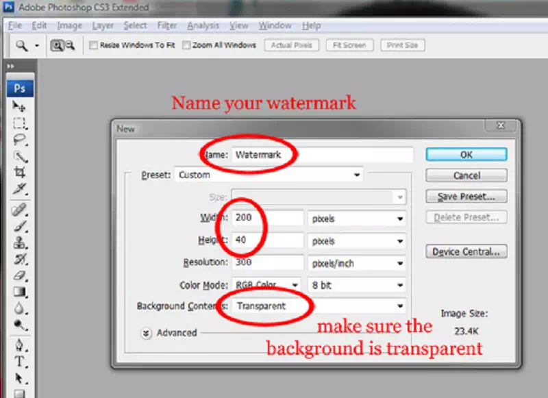 Custom Watermarks