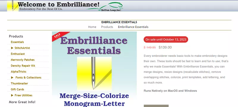 Embrilliance Essentials Embrilliance Essentials