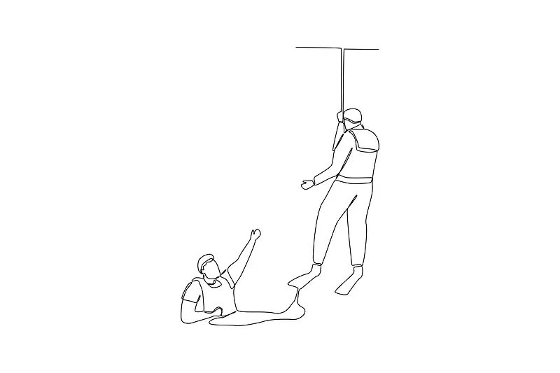 Single-Line Drawing Single-Line Drawing